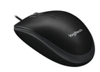 Logitech B100 ratón Oficina Ambidextro USB tipo A Óptico 800 DPI (5)