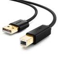 Ugreen 10351 cable USB USB 2.0 3 m USB A USB B Negro