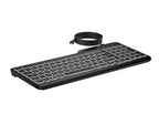 HP 405 Backlit Wired Keyboard teclado Oficina USB Negro (3)
