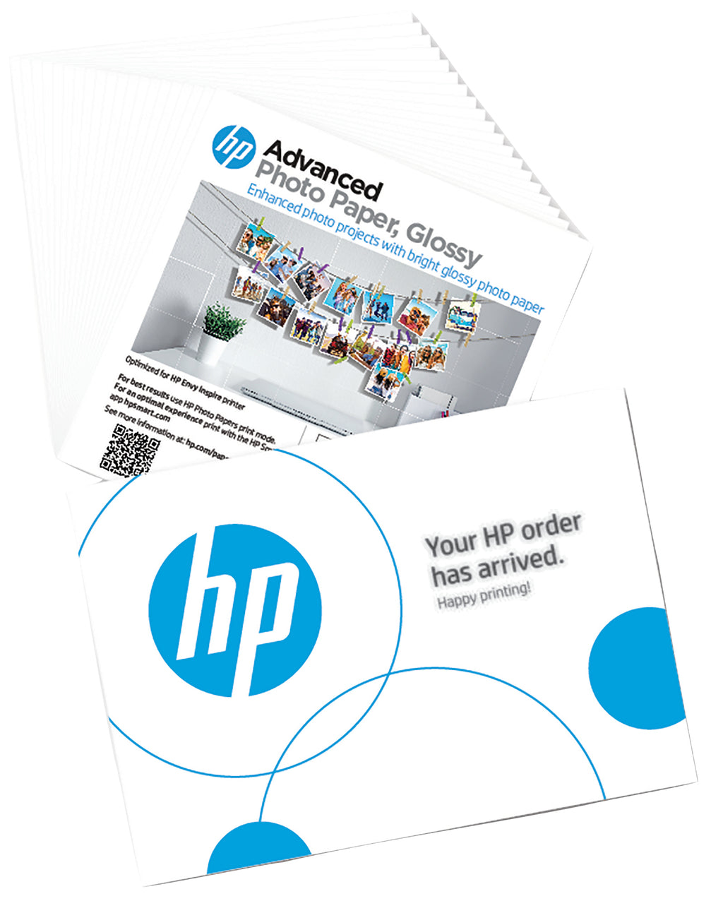 HP Adv Photo Paper Glossy 5x5in20Sht Cubierto con moqueta