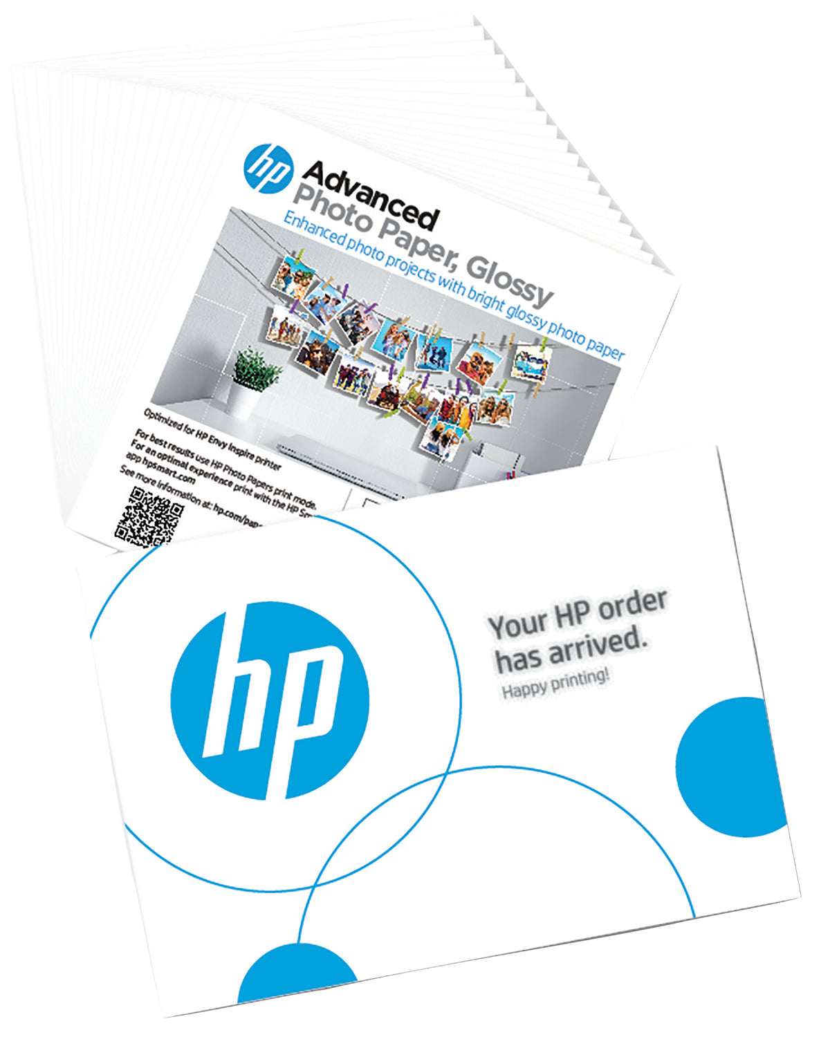 HP Adv Photo Paper Glossy 5x5in20Sht Cubierto con moqueta