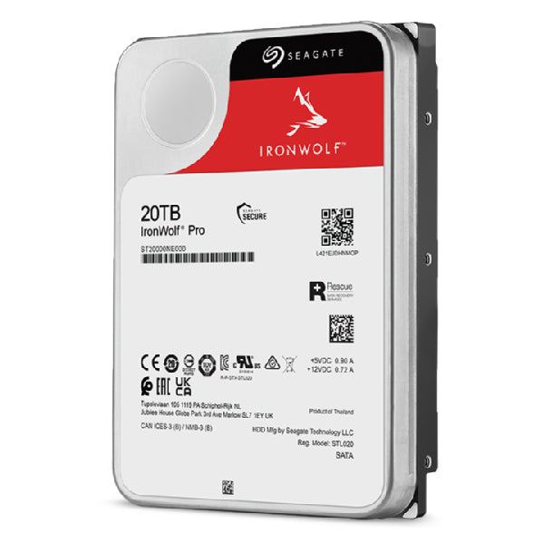 Seagate IronWolf Pro ST20000NT001 disco duro interno 20 TB 7200 RPM 256 MB 3.5" (6)