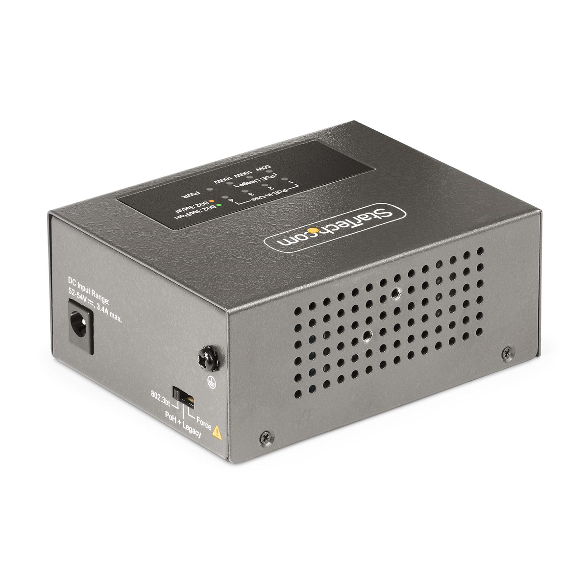 StarTech.com AS445C-POE-INJECTOR adaptador e inyector de PoE 2.5 Gigabit Ethernet, 5 Gigabit Ethernet, Ethernet rápido, Gigabit Ethernet (2)