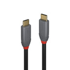 Lindy 36902 cable USB 1,5 m USB C 10 Gbit/s Negro, Gris (2)