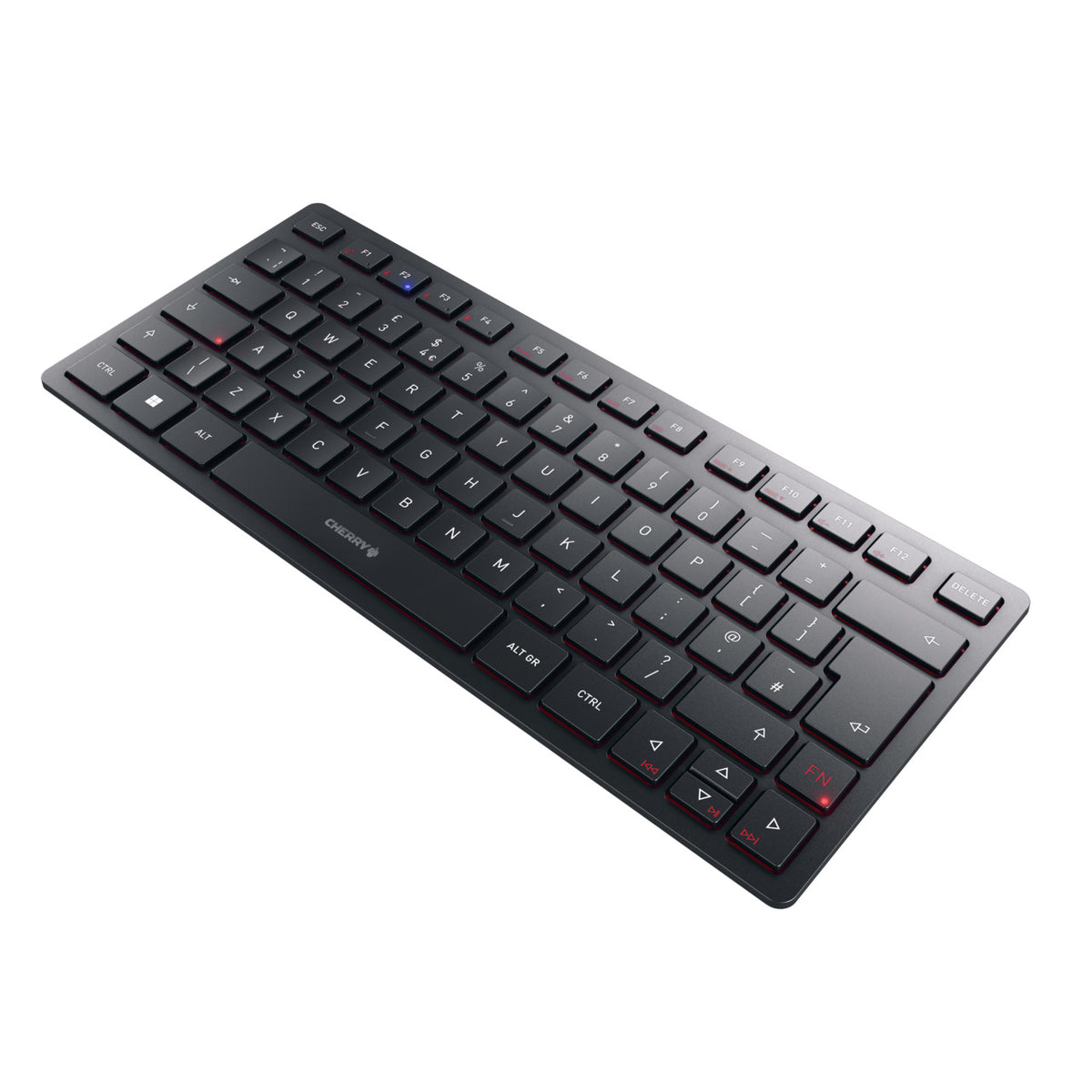 CHERRY KW 9200 MINI teclado Universal USB + RF Wireless + Bluetooth QWERTY Inglés del Reino Unido Negro
