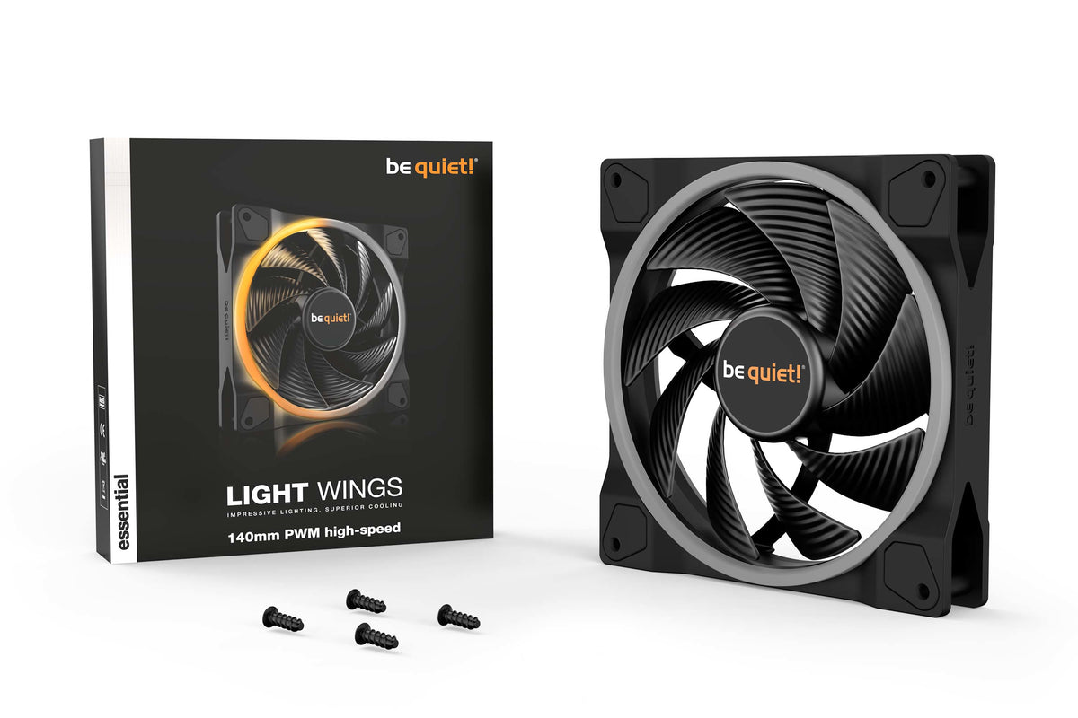 be quiet! Light Wings | 140mm PWM high-speed Carcasa del ordenador Ventilador 14 cm Negro 1 pieza(s) (5)
