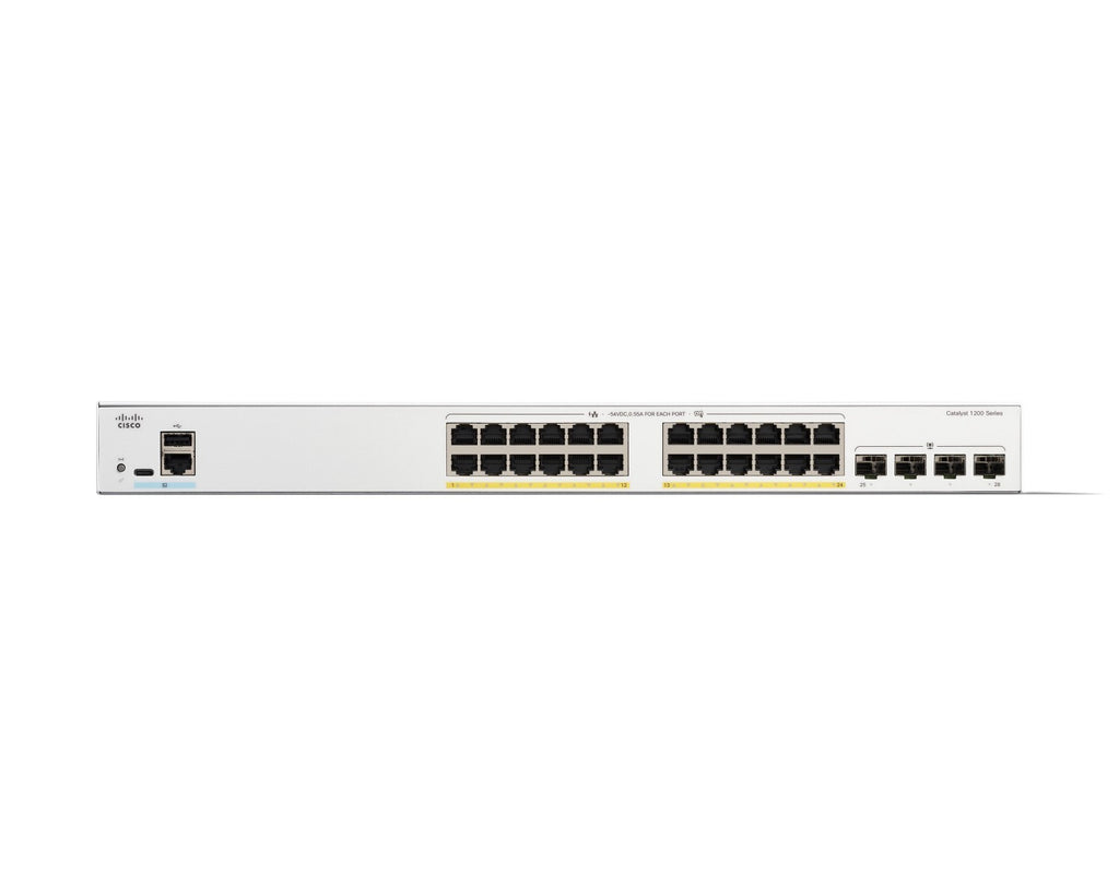 Cisco Catalyst 1200 Géré L2 Gigabit Ethernet (10/100/1000) Connexion Ethernet (2)