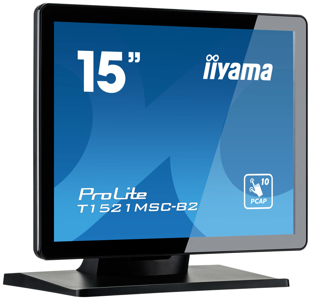 iiyama ProLite T1521MSC-B2 pantalla para PC 38,1 cm (15") 1024 x 768 Pixeles XGA LED Pantalla táctil Mesa Negro (4)