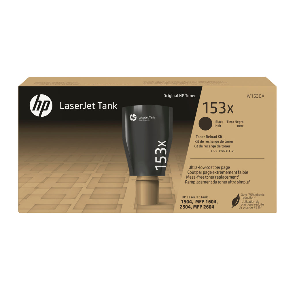 HP 153X Blk LaserJet Tank Toner Rld Kit cartucho de tóner 1 pieza(s) (2)
