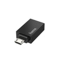 Hama 00200307 cambiador de género para cable Micro-USB USB Type-A Negro