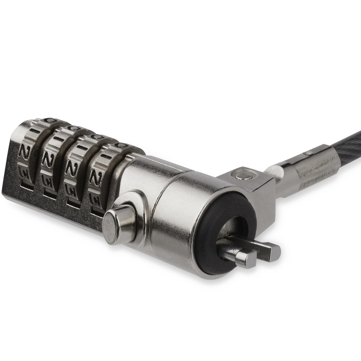 StarTech.com LTLOCK4D cable antirrobo Negro, Plata (2)
