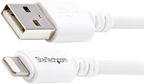 Startech USBLT3MW - Blanco, Cable Lightning, Lightning macho a USB macho, 3 m