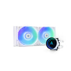 Chieftec ICEBERG 240-RGB-W Carcasa del ordenador Sistema de refrigeración líquida todo en uno 12 cm Blanco