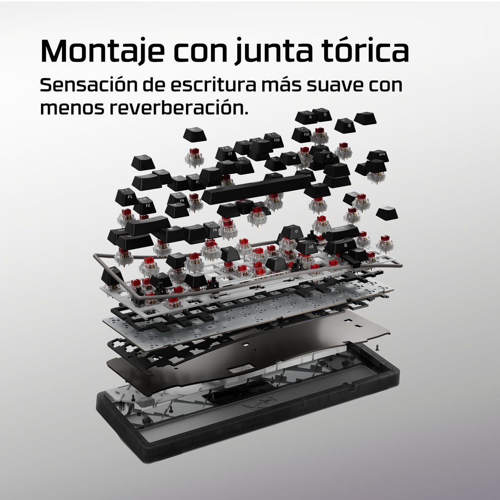 HyperX Origins 2 65 teclado Juego USB Negro (6)