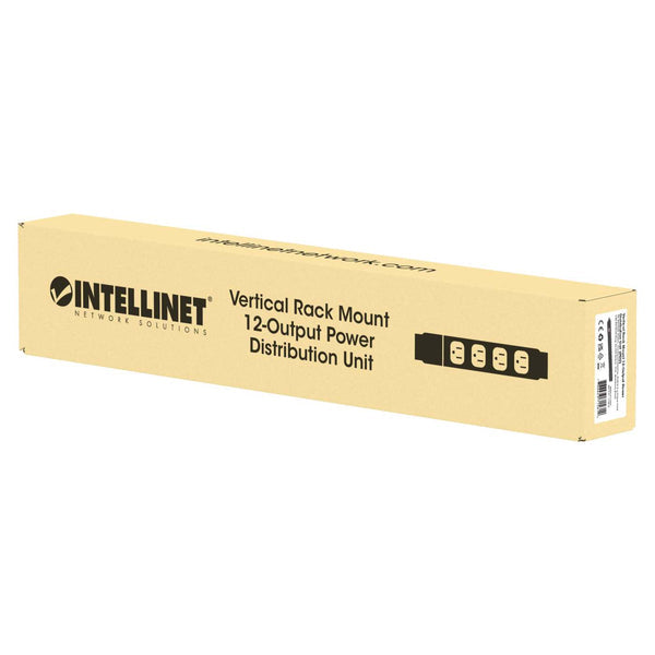 Intellinet 715614 unidad de distribución de energía (PDU) 12 salidas AC 1U Negro, Blanco (2)