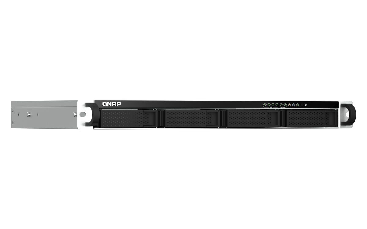 QNAP TS-464eU NAS Bastidor (1U) Intel® Celeron® N5095 8 GB DDR4 0 TB QNAP Turbo System Aluminio, Negro (3)