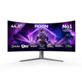AOC AGON PRO AG456UCZD pantalla para PC 113 cm (44.5") 3440 x 1440 Pixeles Wide Quad HD OLED Negro, Gris