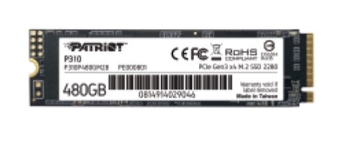 Patriot Memory P310 480 GB M.2 PCI Express 3.0 NVMe