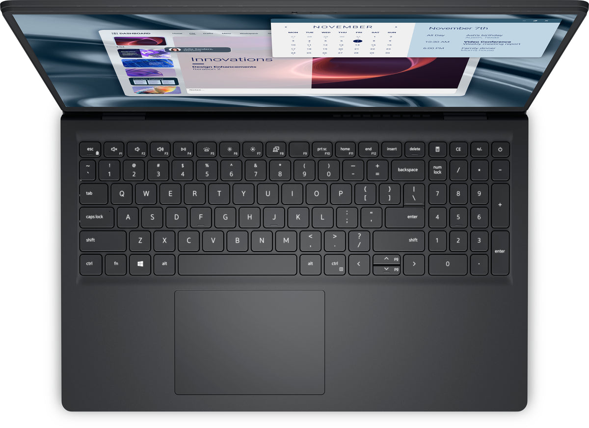 DELL Pro 15 Essential PV15255 AMD Ryzen™ 3 7320U Portátil 39,6 cm (15.6") Full HD 8 GB LPDDR5-SDRAM 512 GB SSD Wi-Fi 5 (802.11ac) Windows 11 Pro Negro QWERTZ Alemán (6)