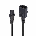 Lindy 30312 cable de transmisión Negro 2 m C14 acoplador C7 acoplador