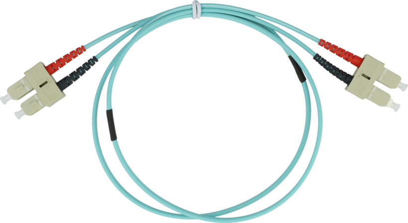 Cable patch dúplex FO SC-SC 2m 50/125µ (2)