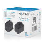 AISENS ASPS-2A3C09-BK cargador de dispositivo móvil Corriente alterna Carga rápida Interior (8)