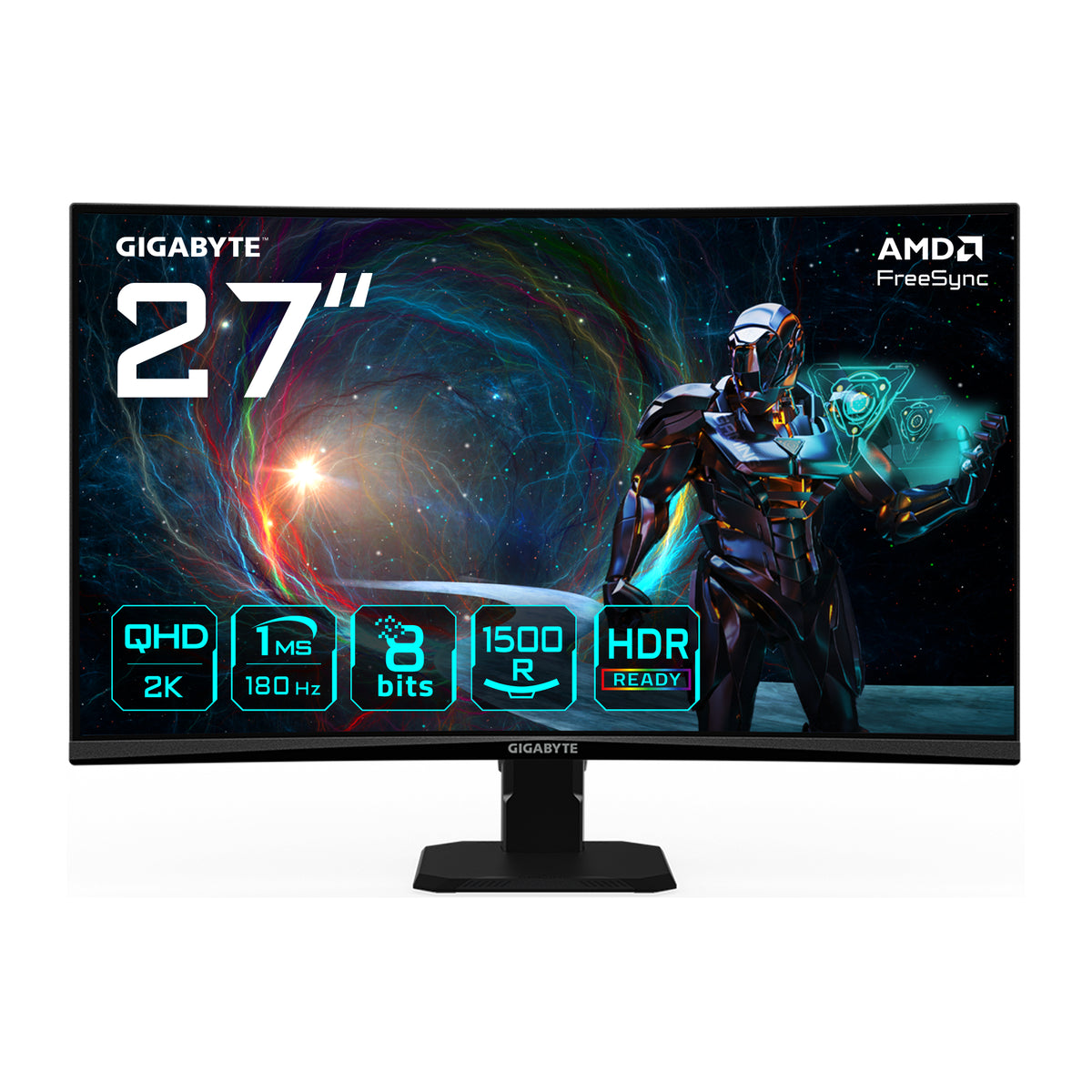 GIGABYTE GS27QCA pantalla para PC 68,6 cm (27") 2560 x 1440 Pixeles Quad HD LED Negro (2)
