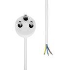 Microconnect MC-PE005EDBW-OE cable de transmisión Blanco 5 m Enchufe tipo K (2)