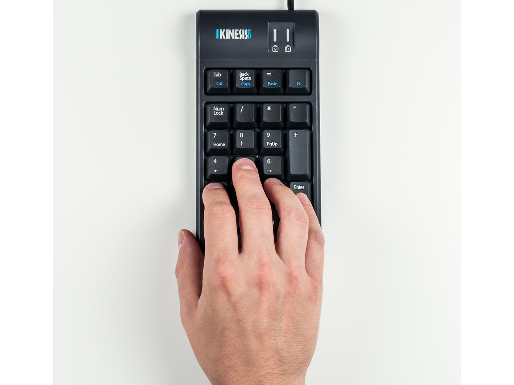Kinesis Freestyle2 teclado numérico de membrana táctil silencioso y de baja