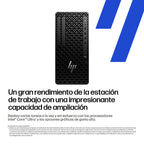 HP None Intel Core Ultra 7 265 32 GB DDR5-SDRAM 1 TB SSD NVIDIA GeForce RTX 5060 Windows 11 Pro Torre Puesto de trabajo AI Workstation, AI PC Negro (9)