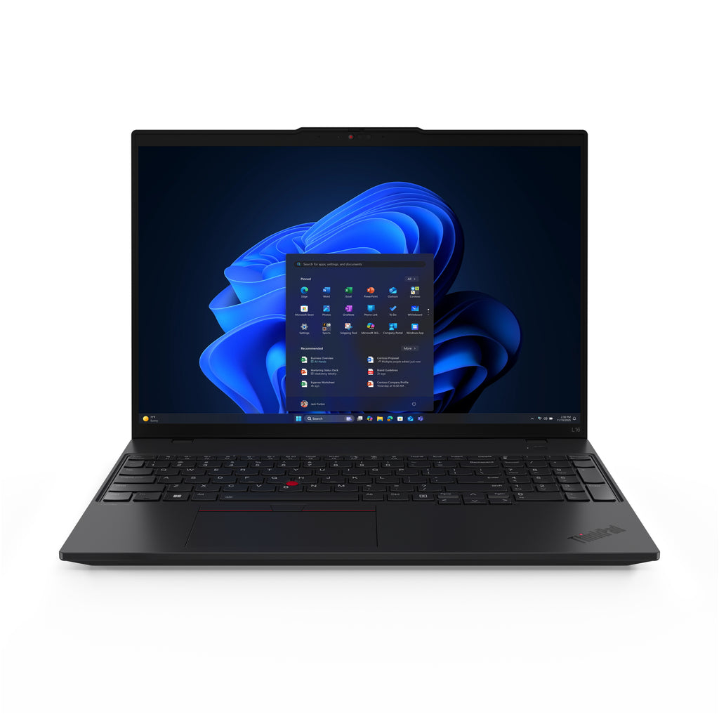 Lenovo ThinkPad L16 Gen 2 (Intel) Intel Core Ultra 5 225U Portátil 40,6 cm (16") WUXGA 16 GB DDR5-SDRAM 512 GB SSD Wi-Fi 6E (802.11ax) Windows 11 Pro Negro (3)