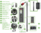 APC APDU9981EU3 unidad de distribución de energía (PDU) 24 salidas AC 0U Negro (2)