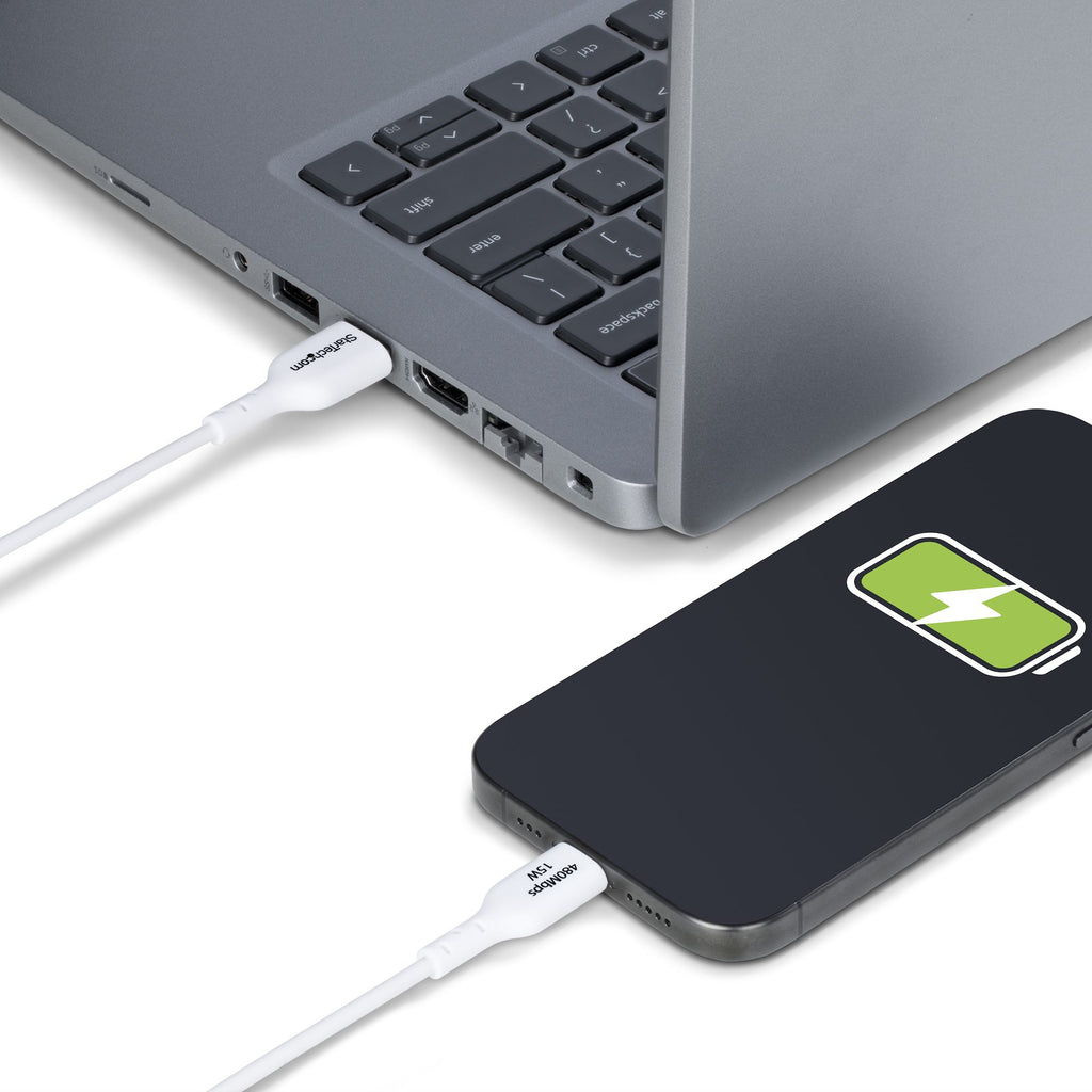 StarTech.com USB2AC2MNCWHE cable USB USB A USB C 0,48 Gbit/s (8)