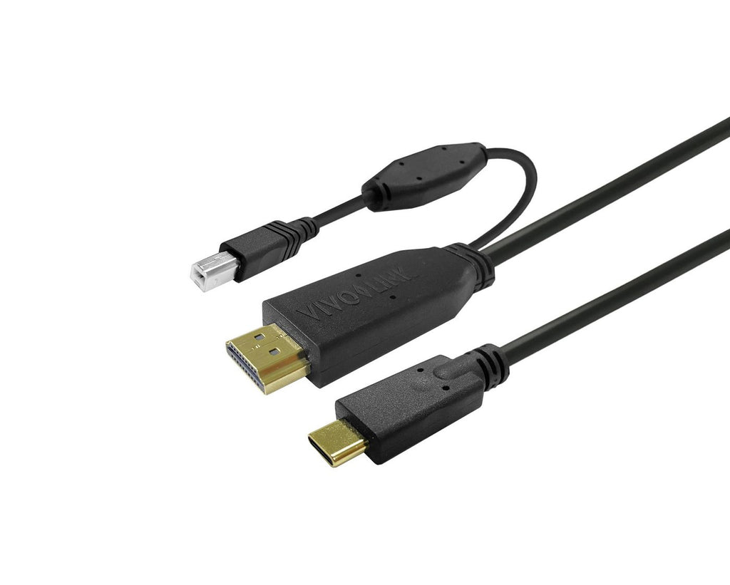 Vivolink PROUSBCHDMIUSBB10 cable USB USB 3.2 Gen 1 (3.1 Gen 1) 10 m USB C Negro (2)