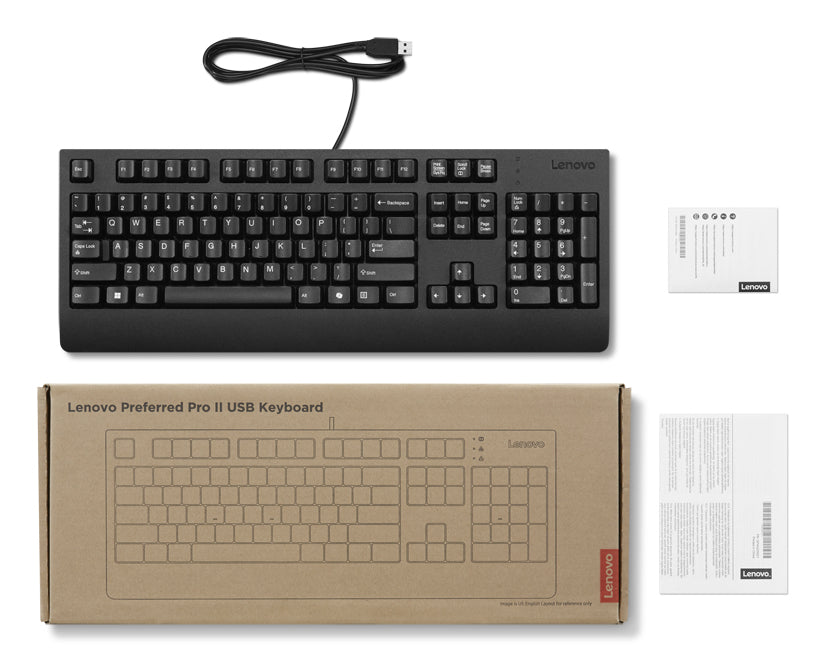 Lenovo Preferred Pro II USB (ES) teclado Hogar / Oficina Negro (4)