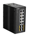 D-Link DIS‑300G‑14PSW Gestionado L2 Gigabit Ethernet (10/100/1000) Energía sobre Ethernet (PoE) Negro