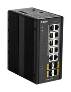 D-Link DIS‑300G‑14PSW Gestionado L2 Gigabit Ethernet (10/100/1000) Energía sobre Ethernet (PoE) Negro