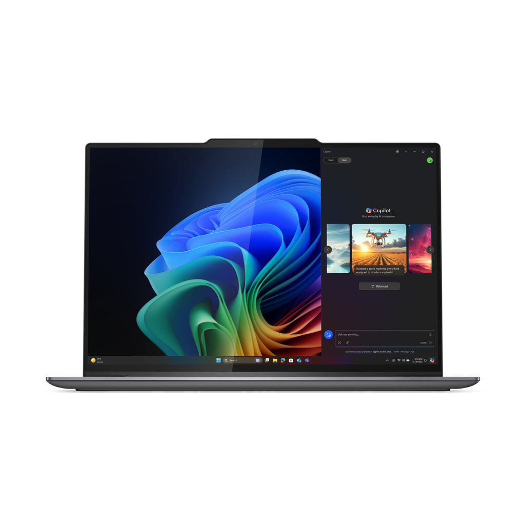 Lenovo ThinkPad X9-14 Gen 1 Copilot+ PC Intel Core Ultra 7 258V Portátil 35,6 cm (14") Pantalla táctil 2.8K 32 GB LPDDR5x-SDRAM 1 TB SSD Wi-Fi 7 (802.11be) Windows 11 Pro Gris Español (7)