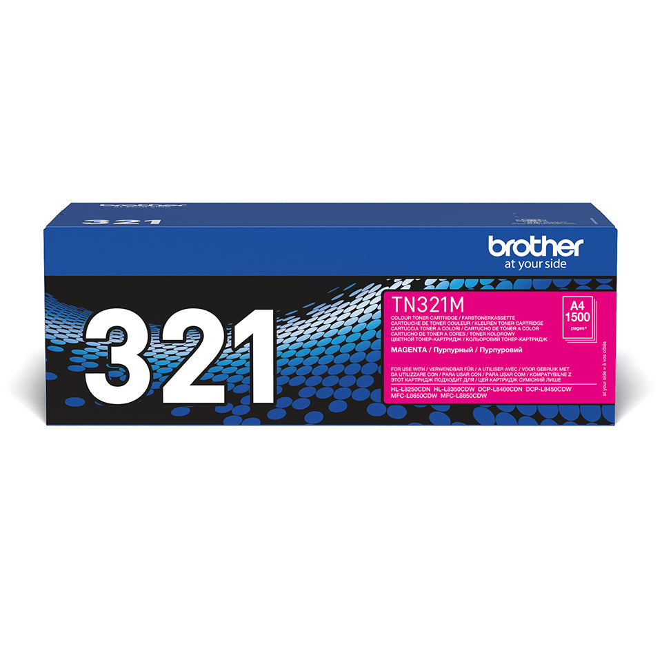 Brother TN-321M cartucho de tóner 1 pieza(s) Original Magenta (2)