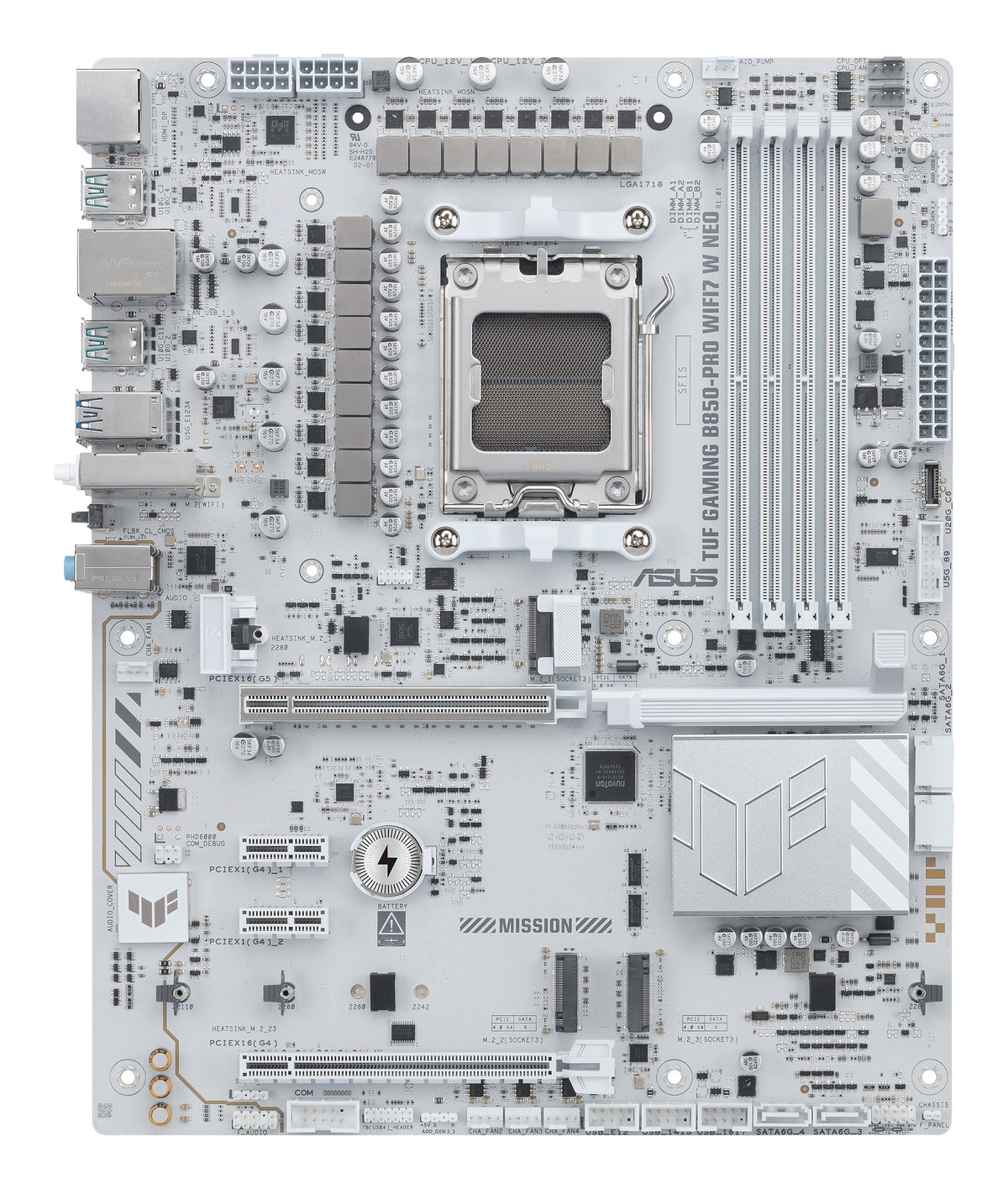 ASUS TUF GAMING B850-PRO WIFI7 W NEO AMD B850 Zócalo AM5 ATX (2)