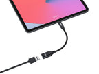 Conceptronic ABBY18B cambiador de género para cable USB-C USB-A Negro (6)