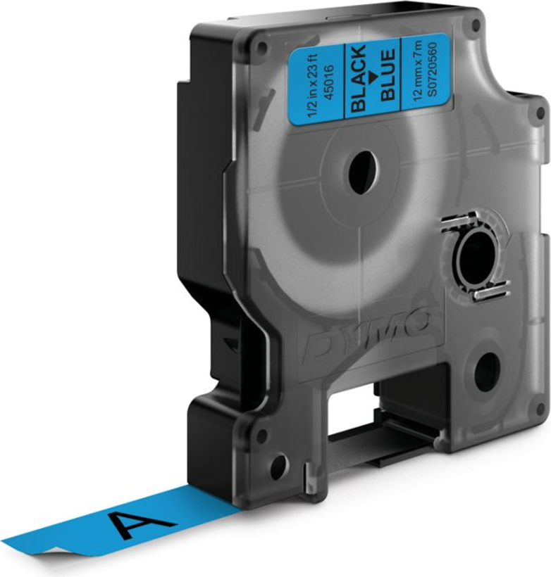 Cinta D1 Dymo LM 12 mm x 7 m azul (2)