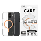 PanzerGlass CARE™ by ® Urban Combat Case Transparent w. Peachy MagSafe iPhone 16 funda para teléfono móvil Transparente (2)