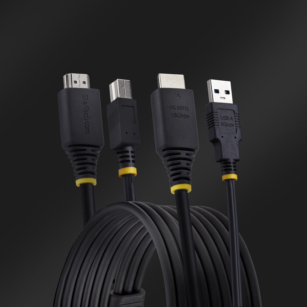 StarTech.com HU1226-KVM-CABLE cable para video, teclado y ratón (kvm) Negro