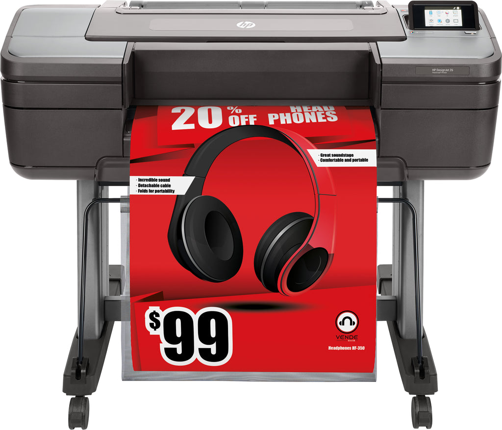 HP Designjet Z6 24-in PostScript Printer impresora de gran formato Inyección de tinta Color 2400 x 1200 DPI A1 (594 x 841 mm) Ethernet (2)