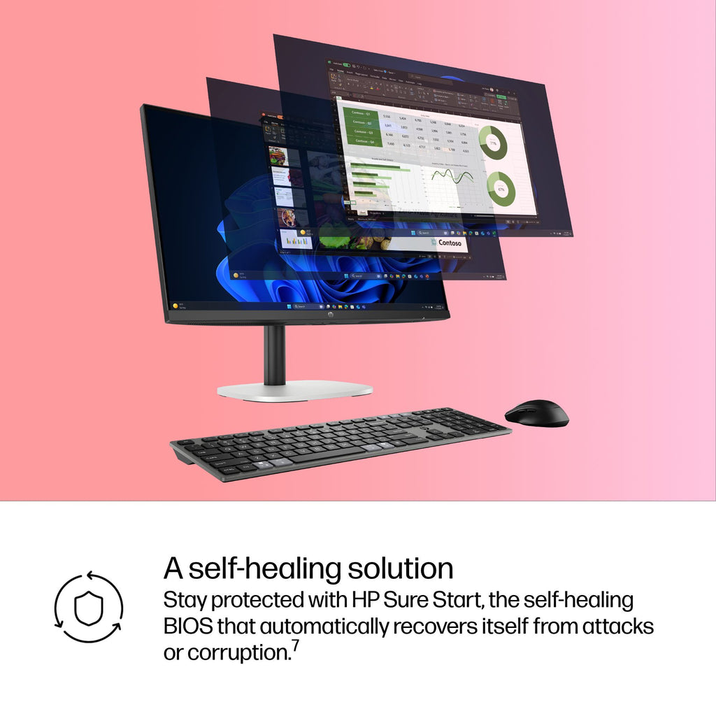 HP ProStudio 4 G1i AI PC Intel Core Ultra 5 235T 60.5 cm (23.8") 1920 x 1080 pixels Touchscreen All-in-One PC 16 GB DDR5-SDRAM 512 GB SSD Windows 11 Pro Wi-Fi 6E (802.11ax) Black (5)