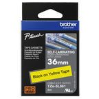 Brother TZE-SL661 cinta para impresora de etiquetas Negro sobre amarillo (5)