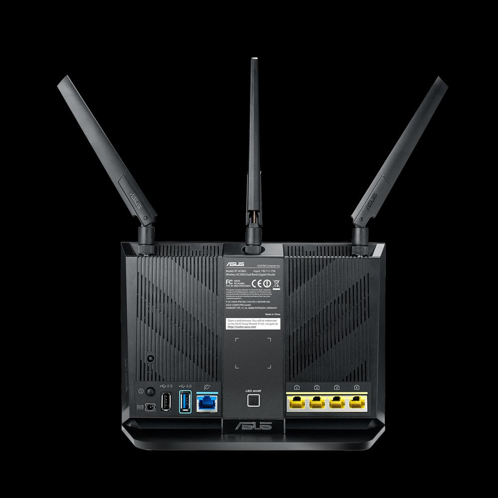 ASUS RT-AC2900 router inalámbrico Gigabit Ethernet Doble banda (2,4 GHz / 5 GHz) Negro (6)