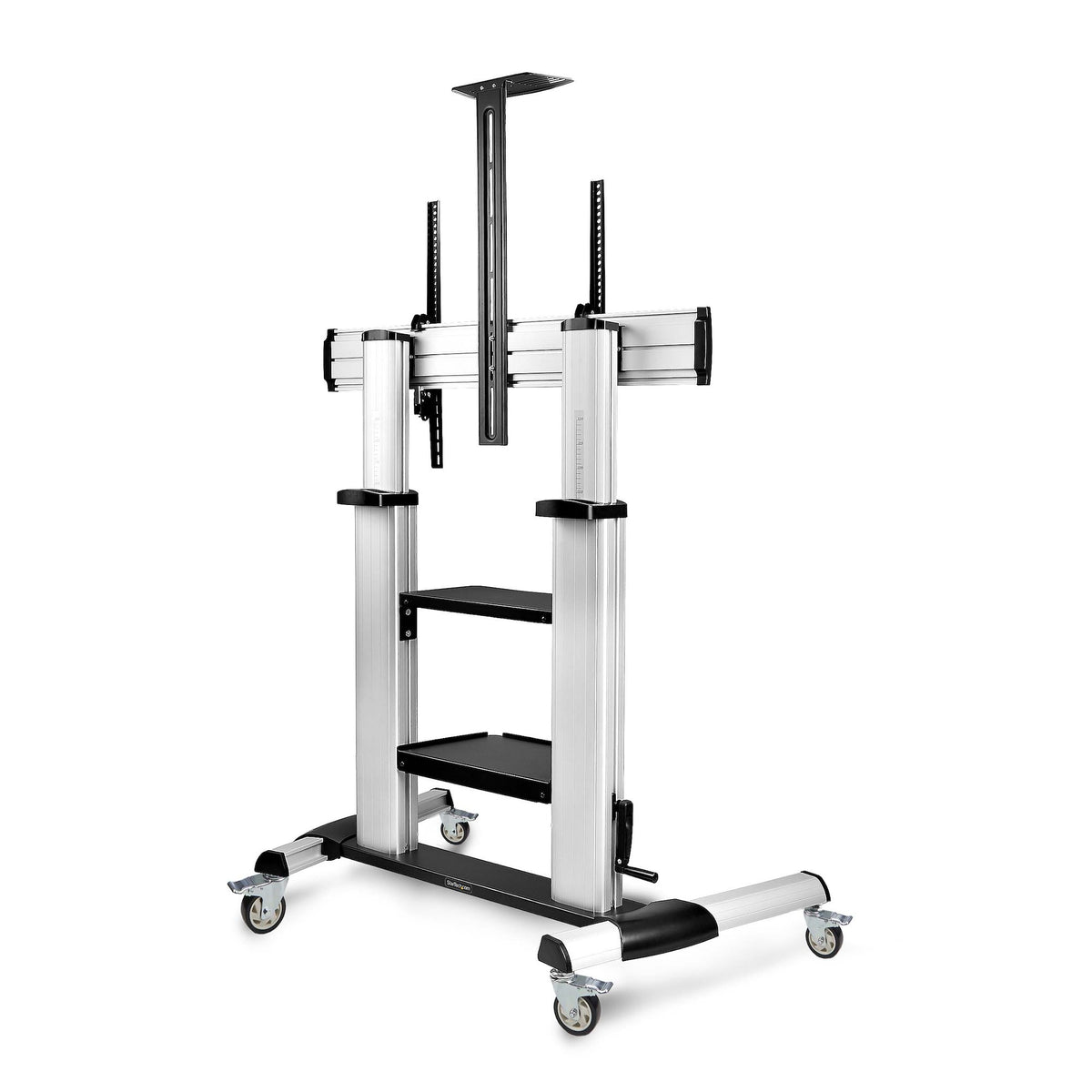 StarTech.com 1110C-MOBILE-TV-CART soporte para TV 2,54 m (100") Negro, Plata (2)