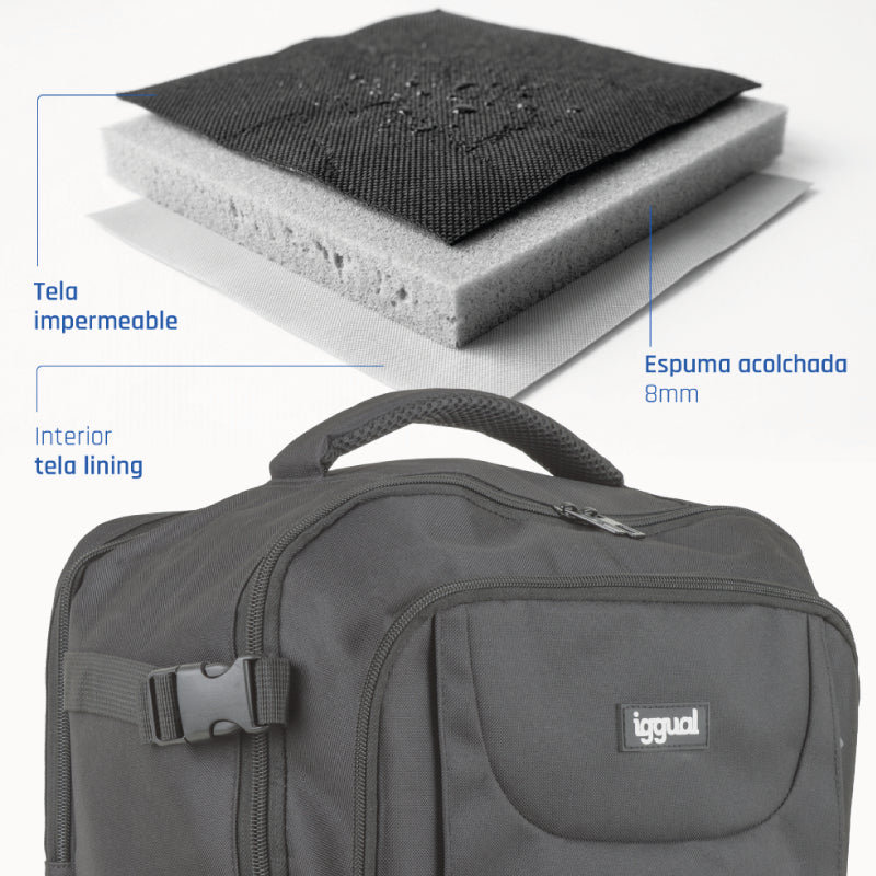 iggual Voyage Pro Tech 43,2 cm (17") Negro (3)